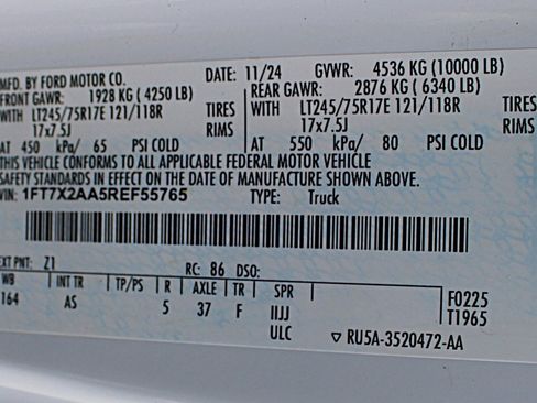 Used 2024 Ford F250 XL w/ XL Chrome Package RWD image 29