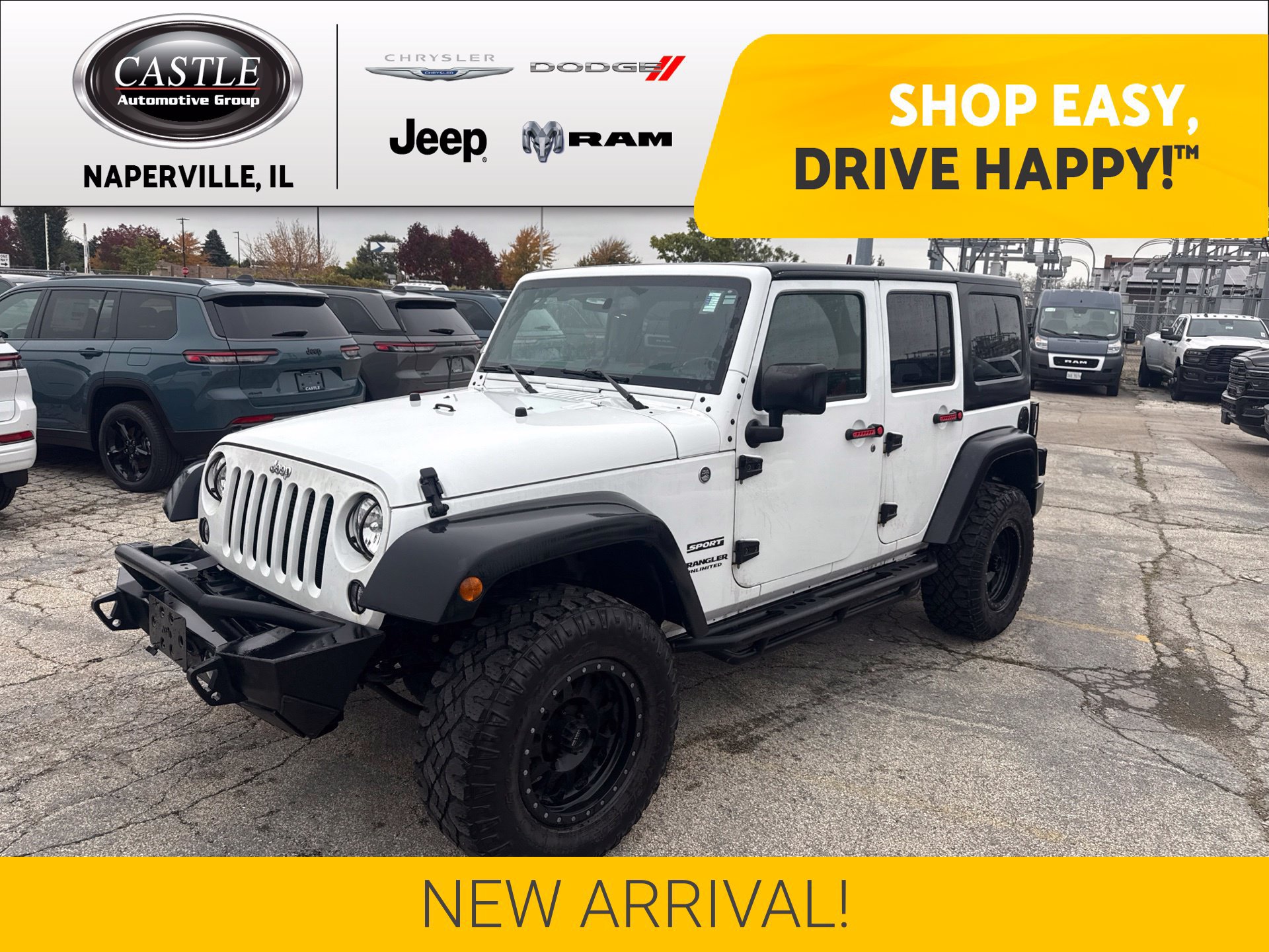 Used 2016 Jeep Wrangler Unlimited Sport w/ Quick Order Package 24S AWD/4WD image 1