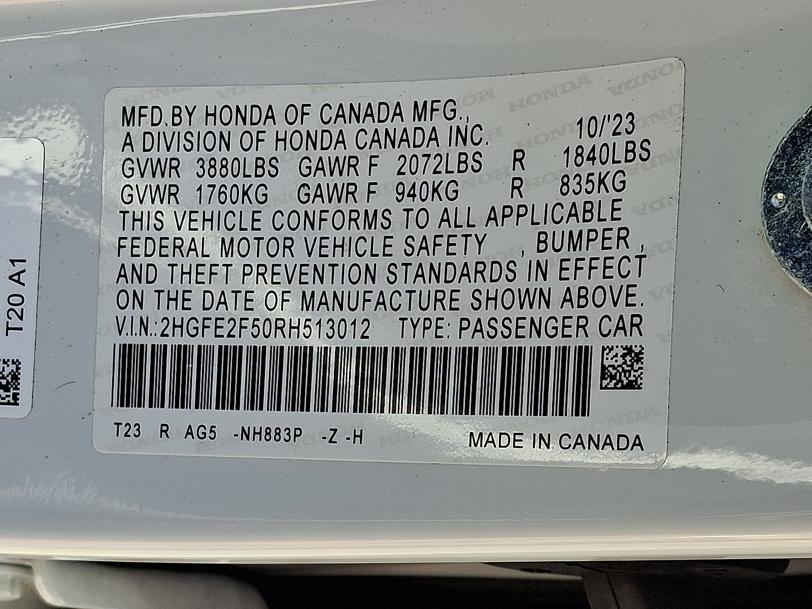 Used 2024 Honda Civic Sport image 27