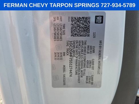 New 2025 Chevrolet Express 3500 Extended w/ Driver Convenience Package image 19