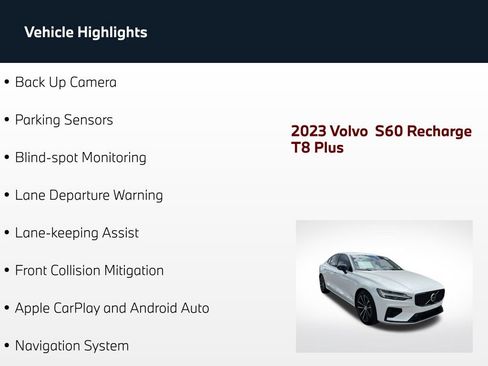 Used 2023 Volvo S60 T8 Plus AWD/4WD image 5