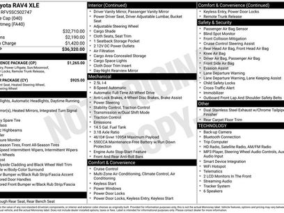 Used 2025 Toyota RAV4 XLE w/ Convenience Package