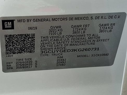 Used 2019 Chevrolet Silverado 1500 LTZ w/ LTZ Premium Package AWD/4WD image 27