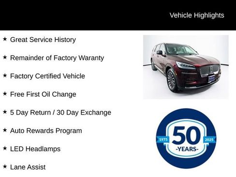 Certified 2022 Lincoln Aviator AWD w/ Premium Package image 7