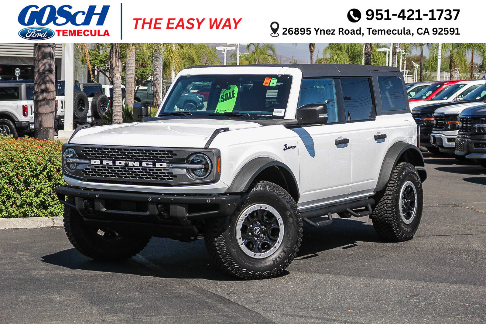 Certified 2023 Ford Bronco Badlands w/ Sasquatch Package AWD/4WD image 1