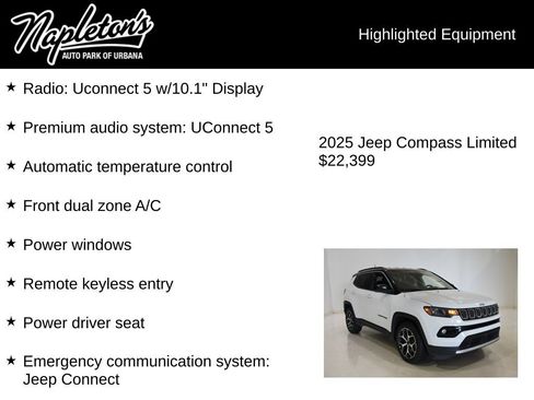 Used 2025 Jeep Compass Limited AWD/4WD image 15