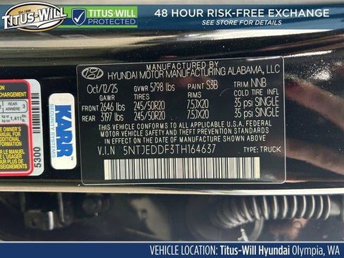 New 2026 Hyundai Santa Cruz Limited AWD/4WD image 34
