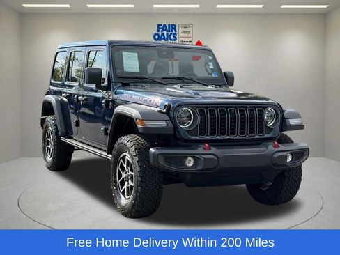 Certified 2025 Jeep Wrangler Unlimited Rubicon w/ Safety Group AWD/4WD image 1