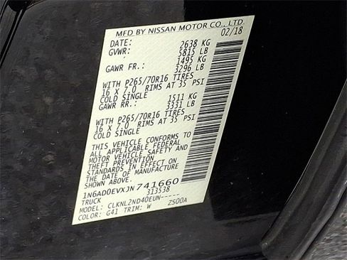 Used 2018 Nissan Frontier SV image 26