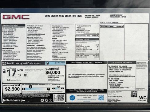 New 2026 GMC Sierra 1500 Elevation image 21