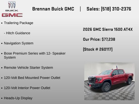 New 2026 GMC Sierra 1500 AT4X AWD/4WD image 6