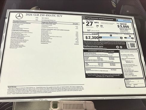 New 2026 Mercedes-Benz GLB 250 4MATIC image 18