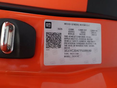 Used 2026 Chevrolet Corvette Stingray Premium Cpe w/ Battery Protection Package RWD image 57