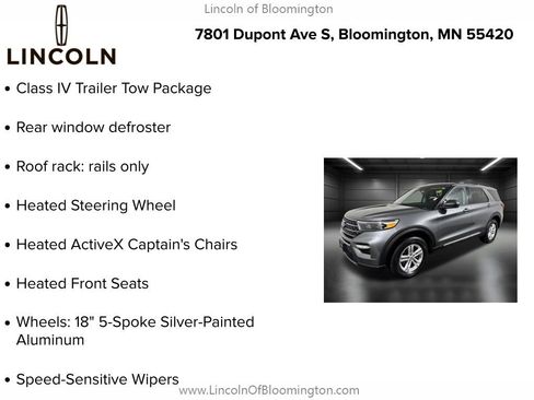 Used 2023 Ford Explorer XLT w/ Equipment Group 202A image 9