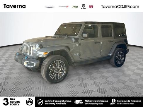 Used 2023 Jeep Wrangler Unlimited Sahara w/ Cold Weather Group AWD/4WD image 1