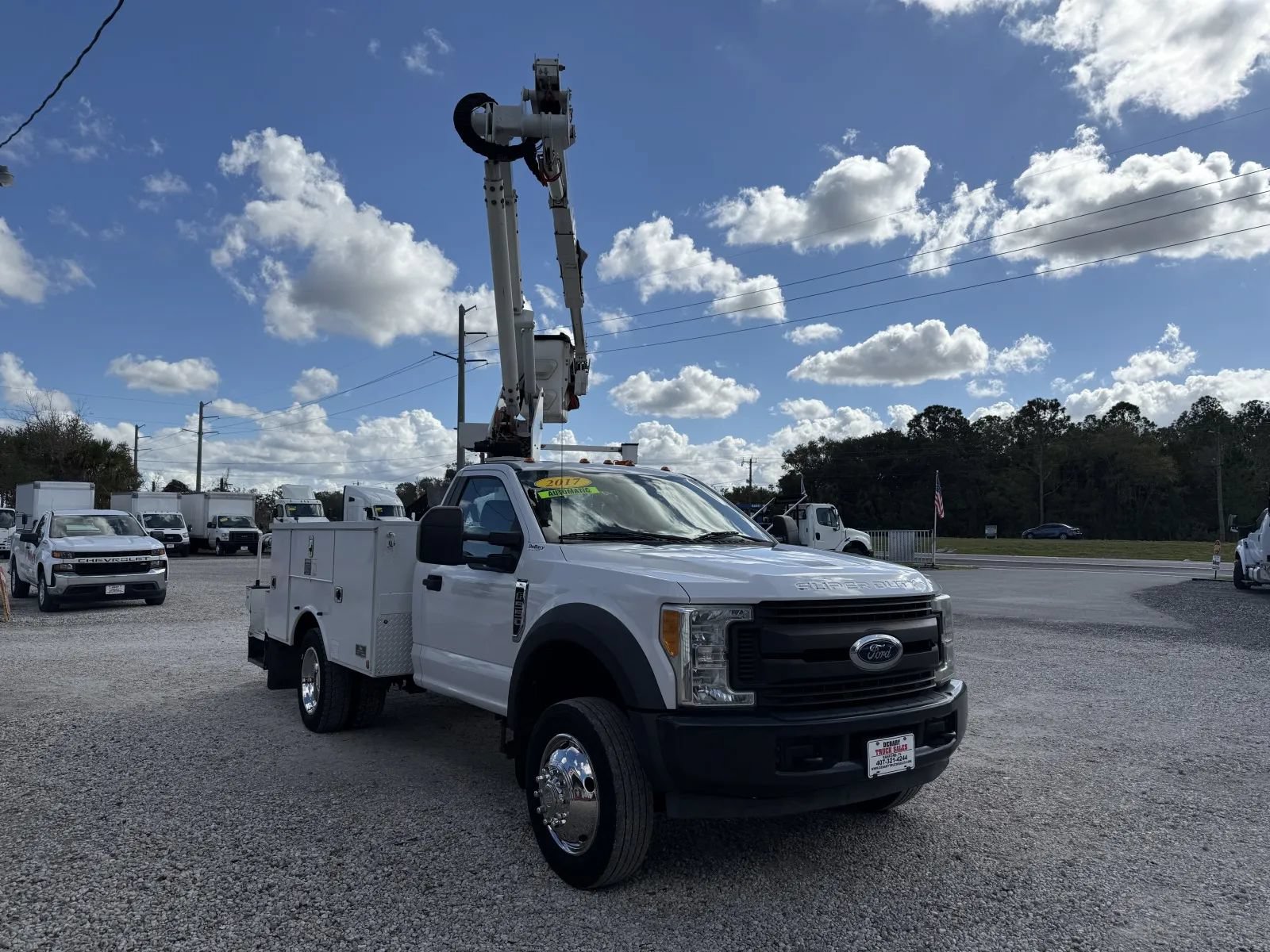 Used 2017 Ford F550 2WD Regular Cab Super Duty w/ Snow Plow Prep Package image 3