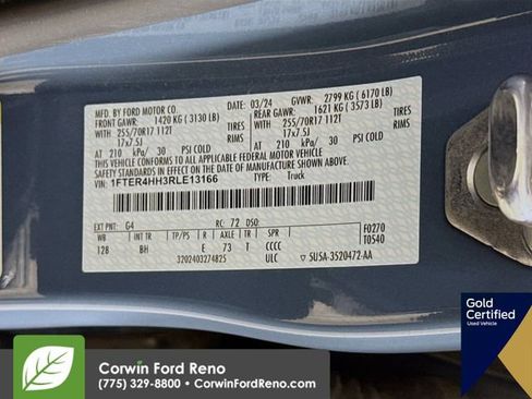 Certified 2024 Ford Ranger XLT AWD/4WD image 35
