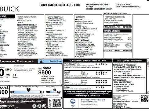Certified 2023 Buick Encore GX Select FWD image 3