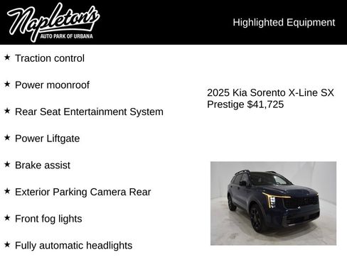 Used 2025 Kia Sorento SX Prestige w/ Olive Brown Leather Package image 16