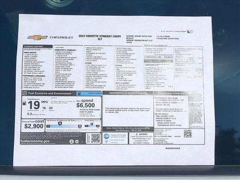 Used 2023 Chevrolet Corvette Stingray Premium Cpe w/ Z51 Performance Package RWD image 23