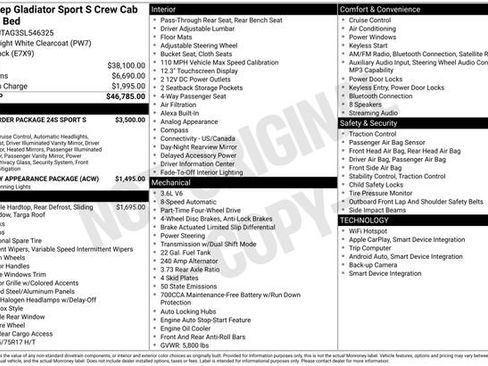 Used 2025 Jeep Gladiator Sport image 11