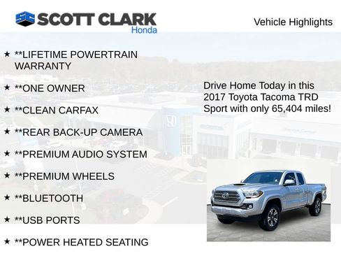 Used 2017 Toyota Tacoma TRD Sport w/ Premium & Technology Package RWD image 11