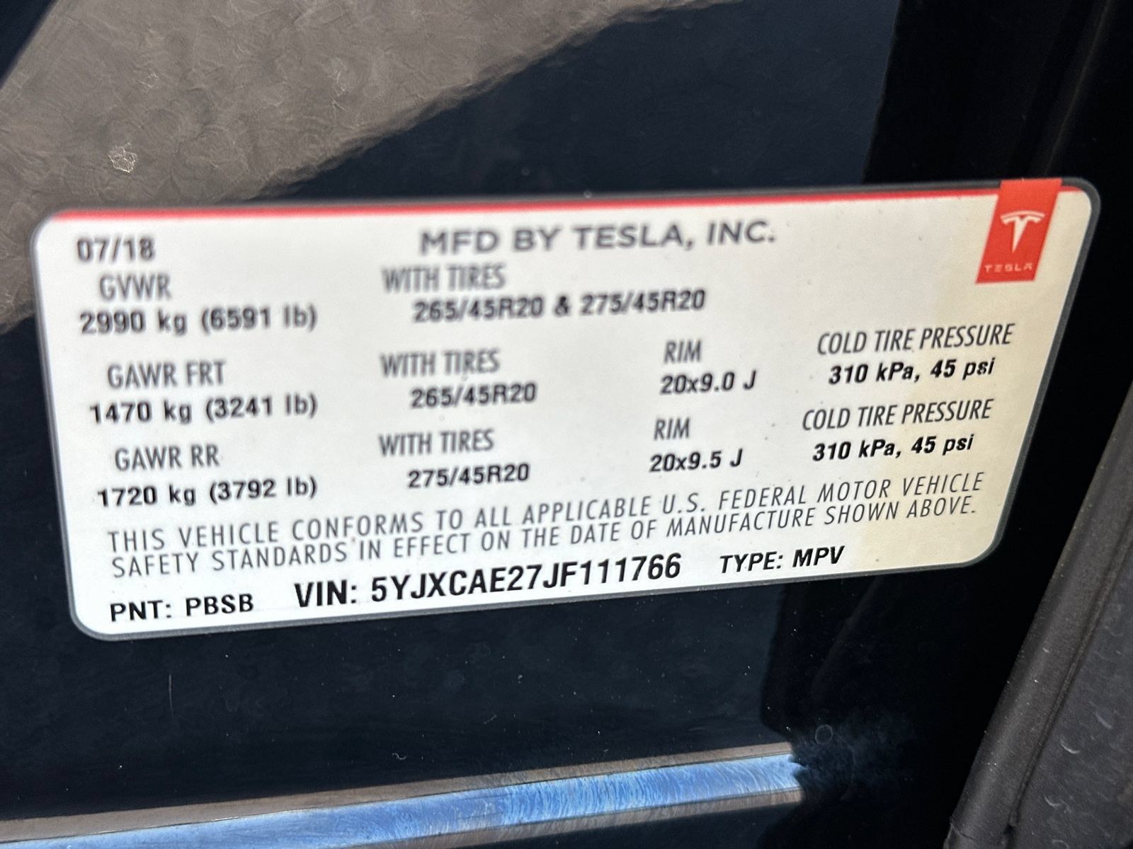 Used 2018 Tesla Model X 75D AWD/4WD image 33
