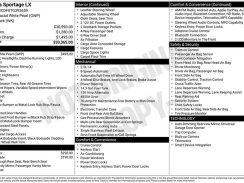 New 2026 Kia Sportage LX AWD/4WD image 11