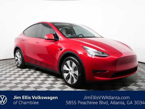 Used 2020 Tesla Model Y Long Range AWD/4WD image 1