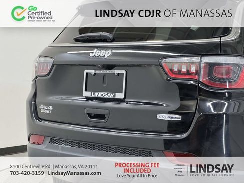 Certified 2020 Jeep Compass Latitude AWD/4WD image 10