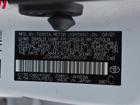Used 2021 Toyota Prius LE FWD image 34