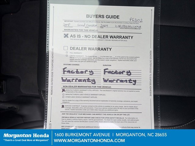 Used 2024 Jeep Grand Cherokee Limited 4xe AWD/4WD image 25