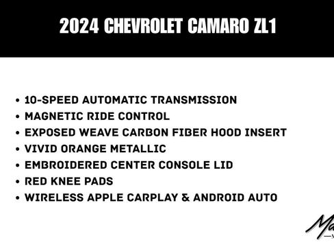 Used 2024 Chevrolet Camaro ZL1 image 2