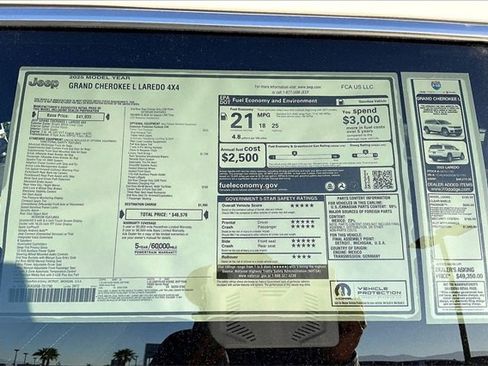 New 2025 Jeep Grand Cherokee L Laredo w/ Luxury Tech Group I image 16