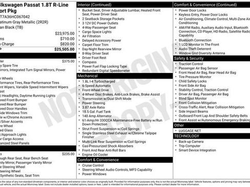 Used 2017 Volkswagen Passat 1.8T R-Line FWD image 6