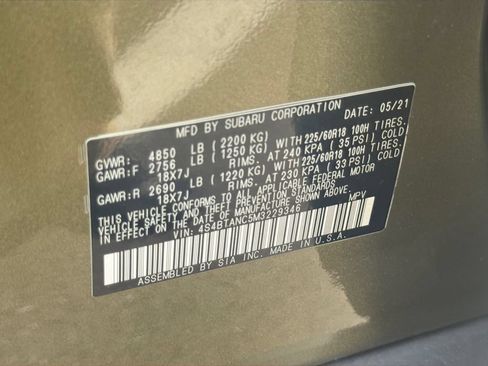 Used 2021 Subaru Outback Limited w/ Popular Package #2 AWD/4WD image 29