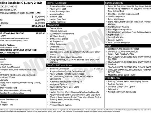 Used 2025 Cadillac Escalade IQ Luxury 2 image 50