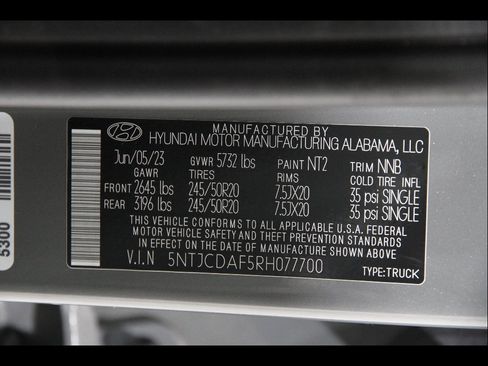 Certified 2024 Hyundai Santa Cruz Night AWD/4WD image 23