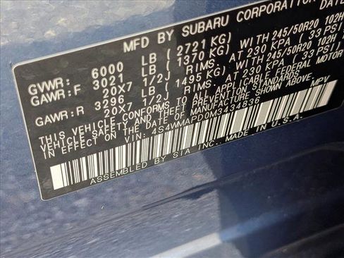 Used 2021 Subaru Ascent Limited w/ Technology Package image 25