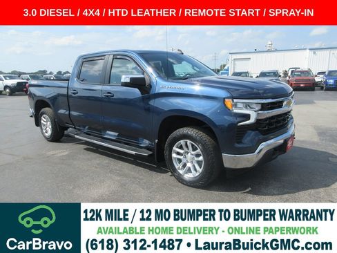 Certified 2022 Chevrolet Silverado 1500 LT w/ Leather Package AWD/4WD image 1