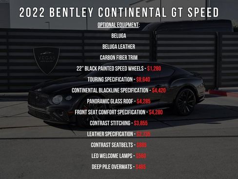 Used 2022 Bentley Continental GT Speed AWD/4WD image 5