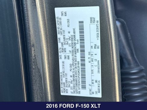 Used 2016 Ford F150 XLT w/ Equipment Group 301A Mid RWD image 28