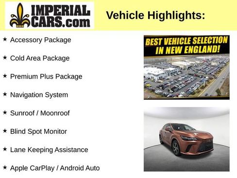 Used 2023 Lexus RX 350 Premium Plus w/ Accessory Package AWD/4WD image 3