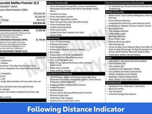Used 2016 Chevrolet Malibu Premier w/ Driver Confidence Package II FWD image 25