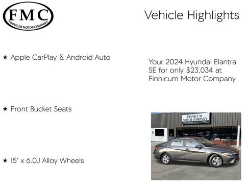 Used 2024 Hyundai Elantra SE image 16