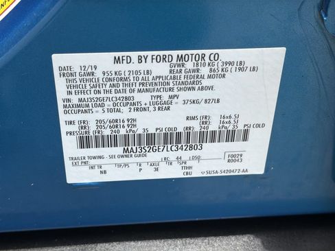Used 2020 Ford EcoSport SE FWD image 34
