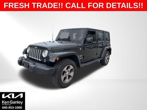 Used 2017 Jeep Wrangler Unlimited Sahara w/ Connectivity Group image 1