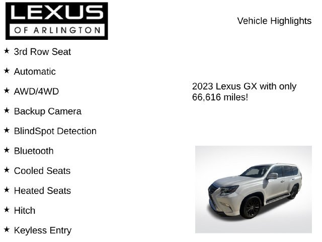Used 2023 Lexus GX 460 w/ Black Line Special Edition AWD/4WD image 8