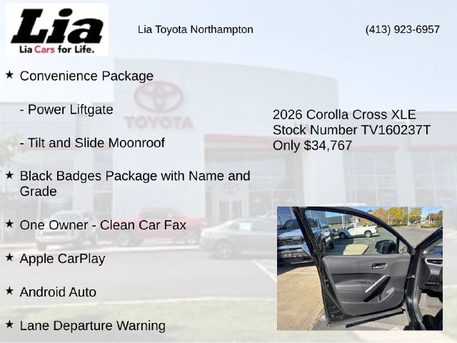 Used 2026 Toyota Corolla Cross XLE w/ Convenience Package AWD/4WD image 7