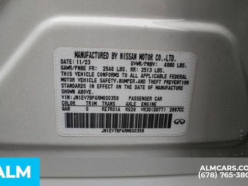 Used 2024 INFINITI Q50 Luxe w/ Cargo Package image 40